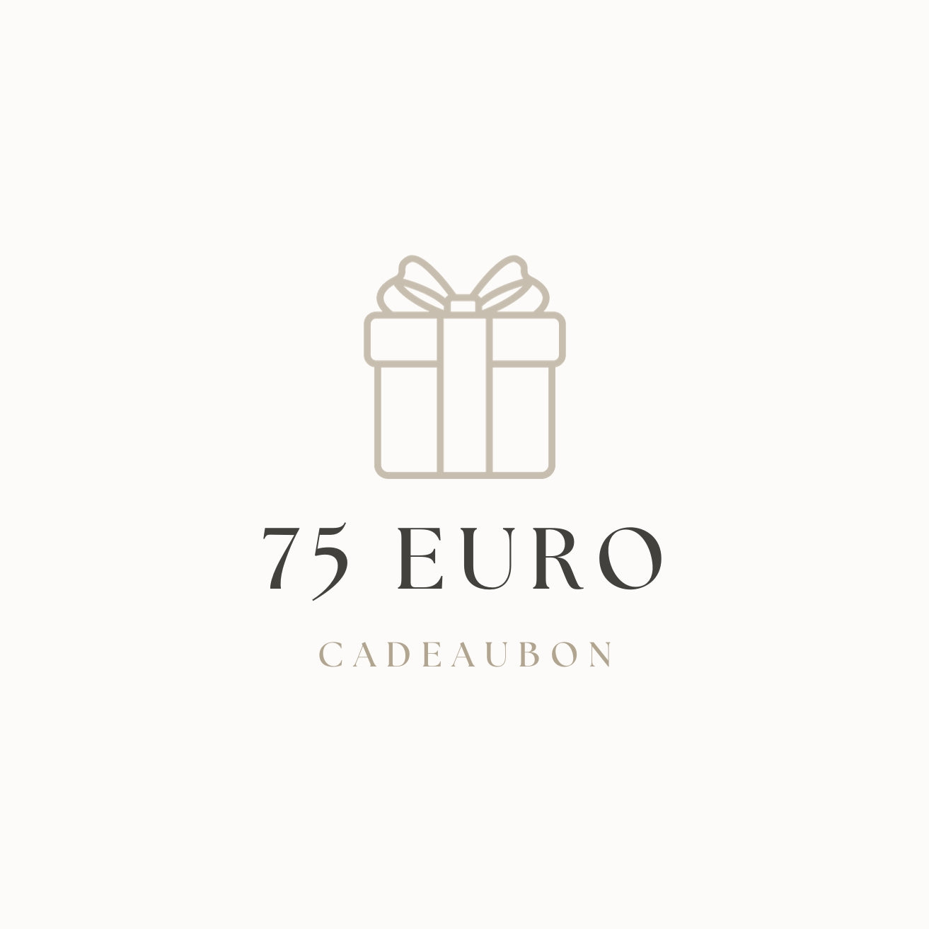 Cadeaubon | 75 euro